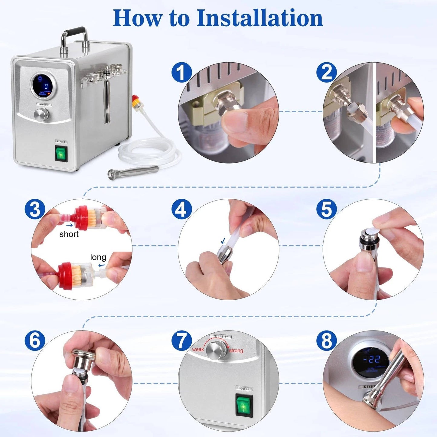 Advanced Diamond Skin Exfoliator Facial Machine