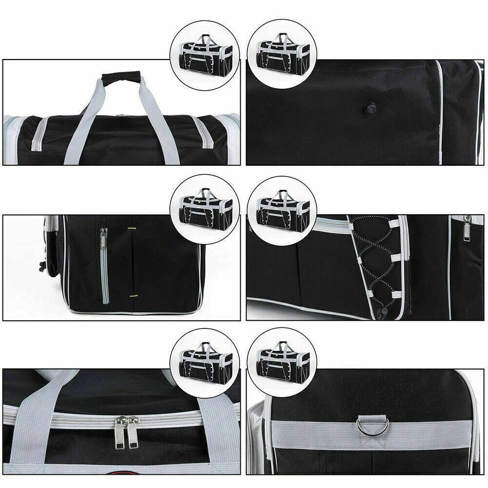 Spacious Folding Travel Duffle Bag With Strap