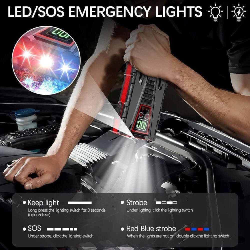 Compact Auto Battery Booster