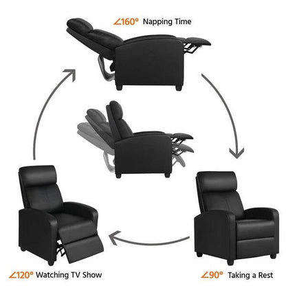 Comfortable Faux Leather Armchair