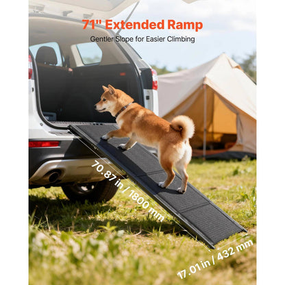Portable Pet Car Steps, Heavy Duty Non Slip Ramp