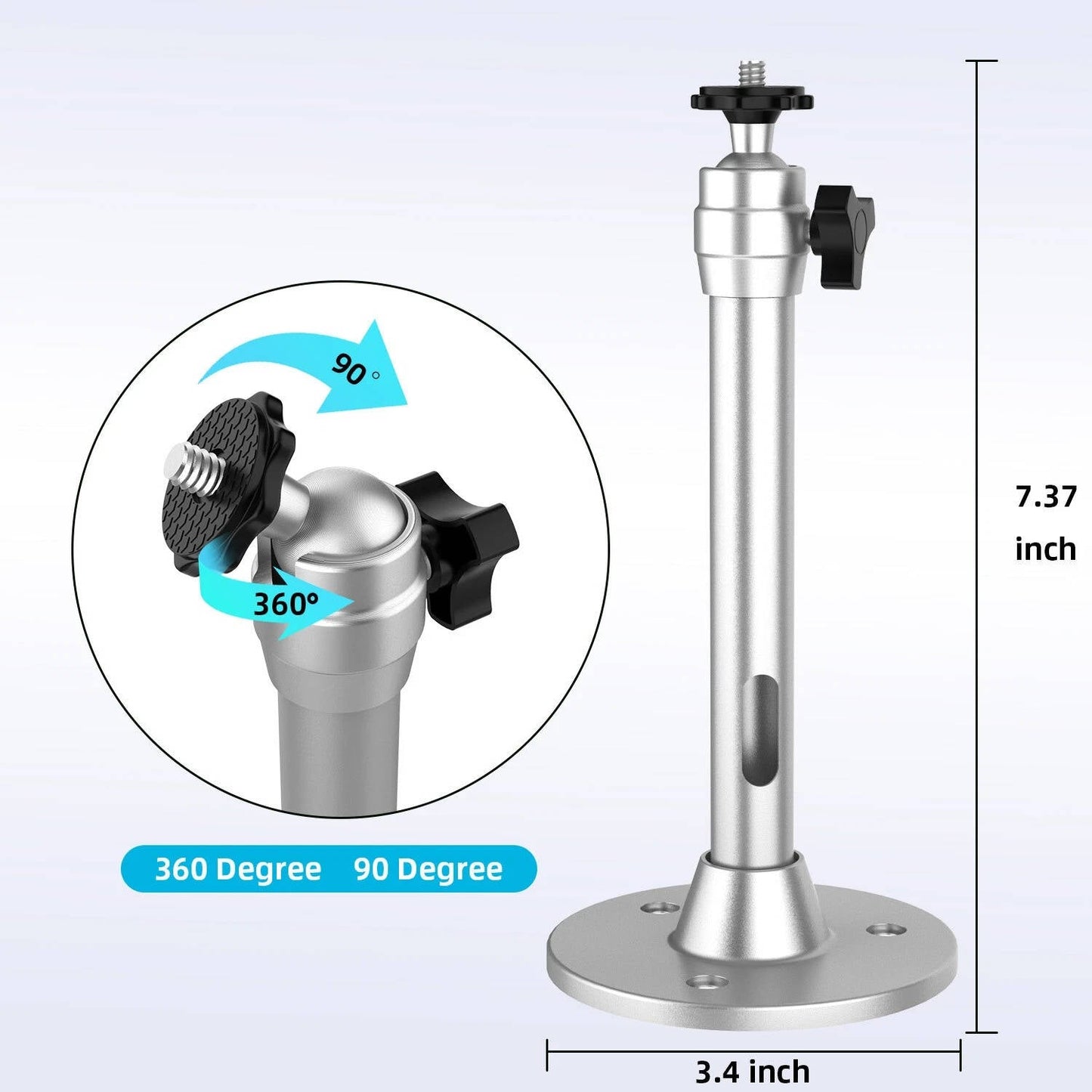 Adjustable Metal Projector Ceiling Bracket