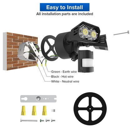 Bright Automatic Outdoor Security Lamp