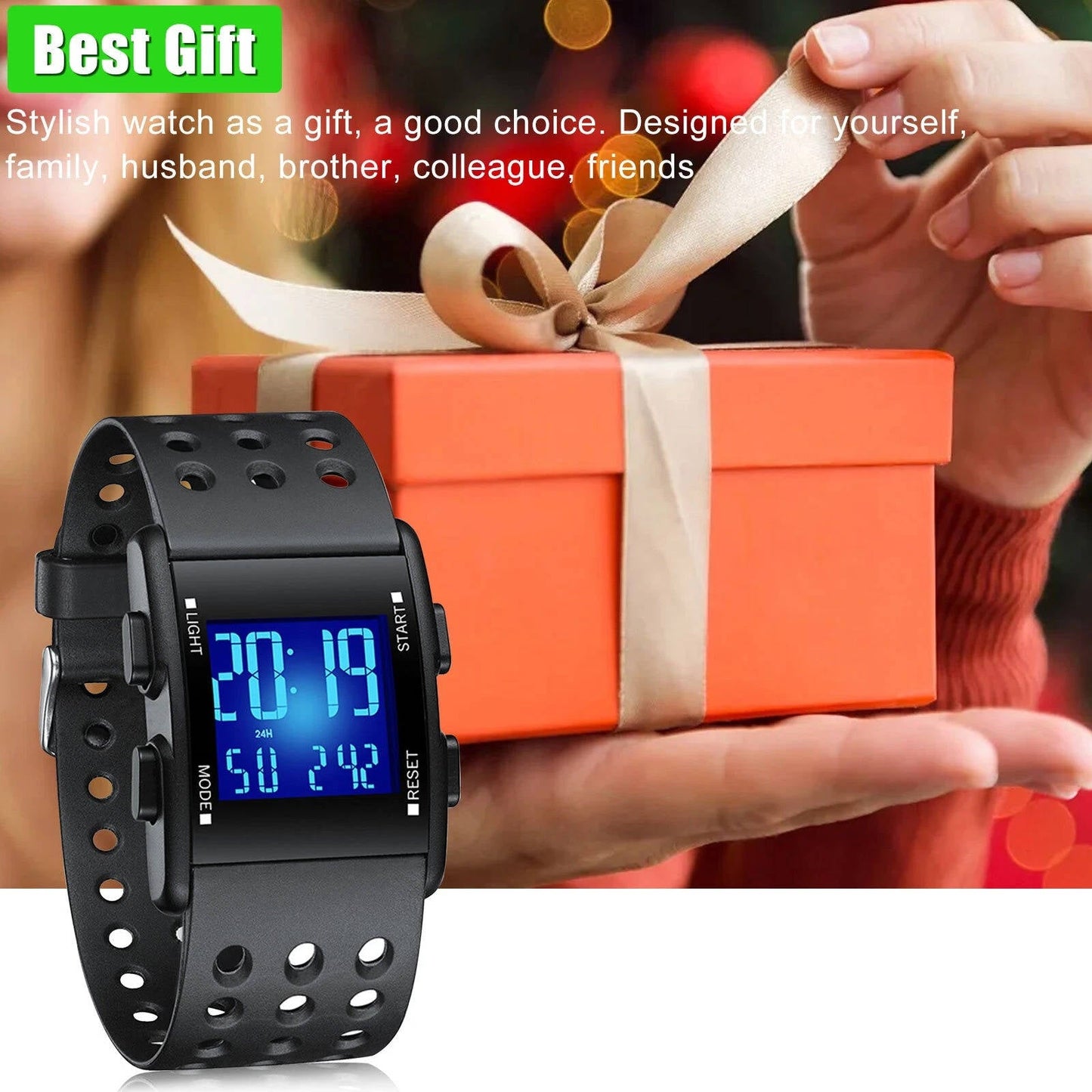 Waterproof Fitness Tracker Watch for Men