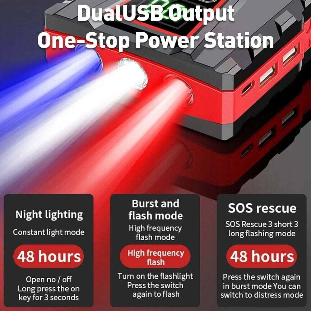 Compact Auto Battery Booster