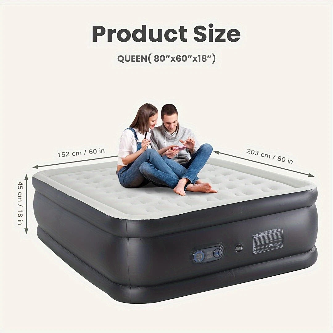 Comfortable Inflatable Bed with Strong Coil Support