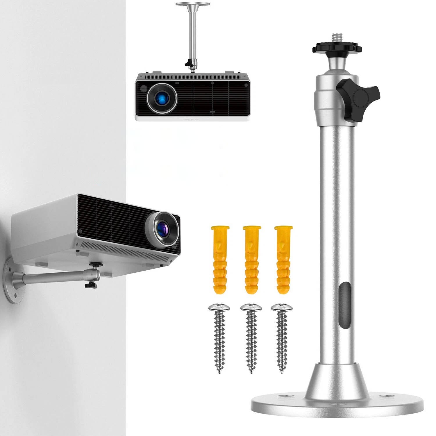 Adjustable Metal Projector Ceiling Bracket - Pexav