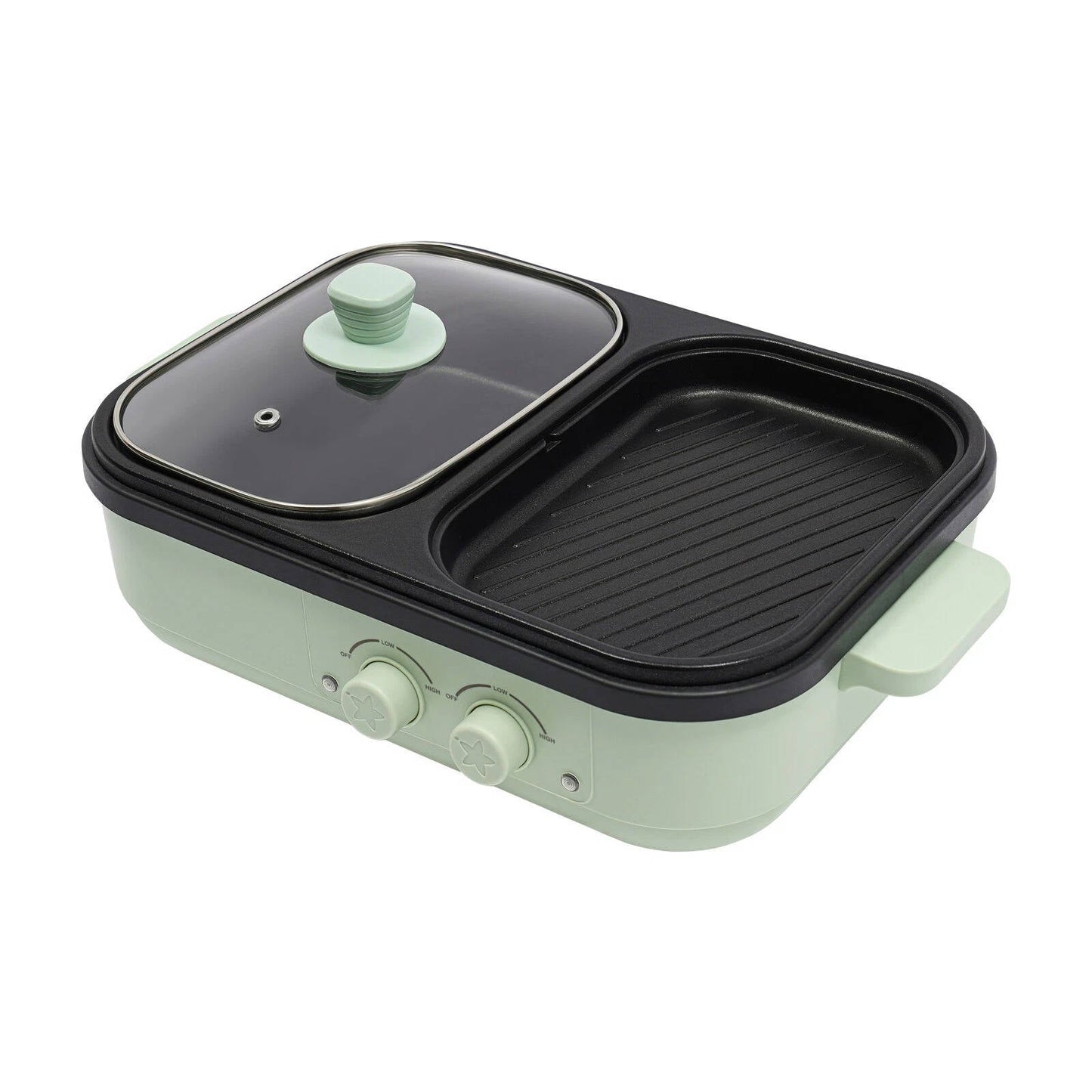 Portable Electric Cooker with Grill Top