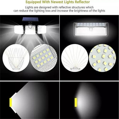 Bright Outdoor Motion Sensor Solar Powered Lights