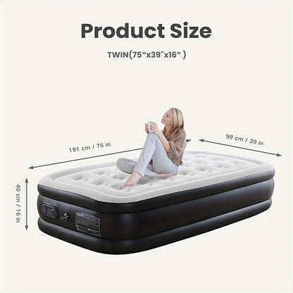 Comfortable Inflatable Bed with Strong Coil Support