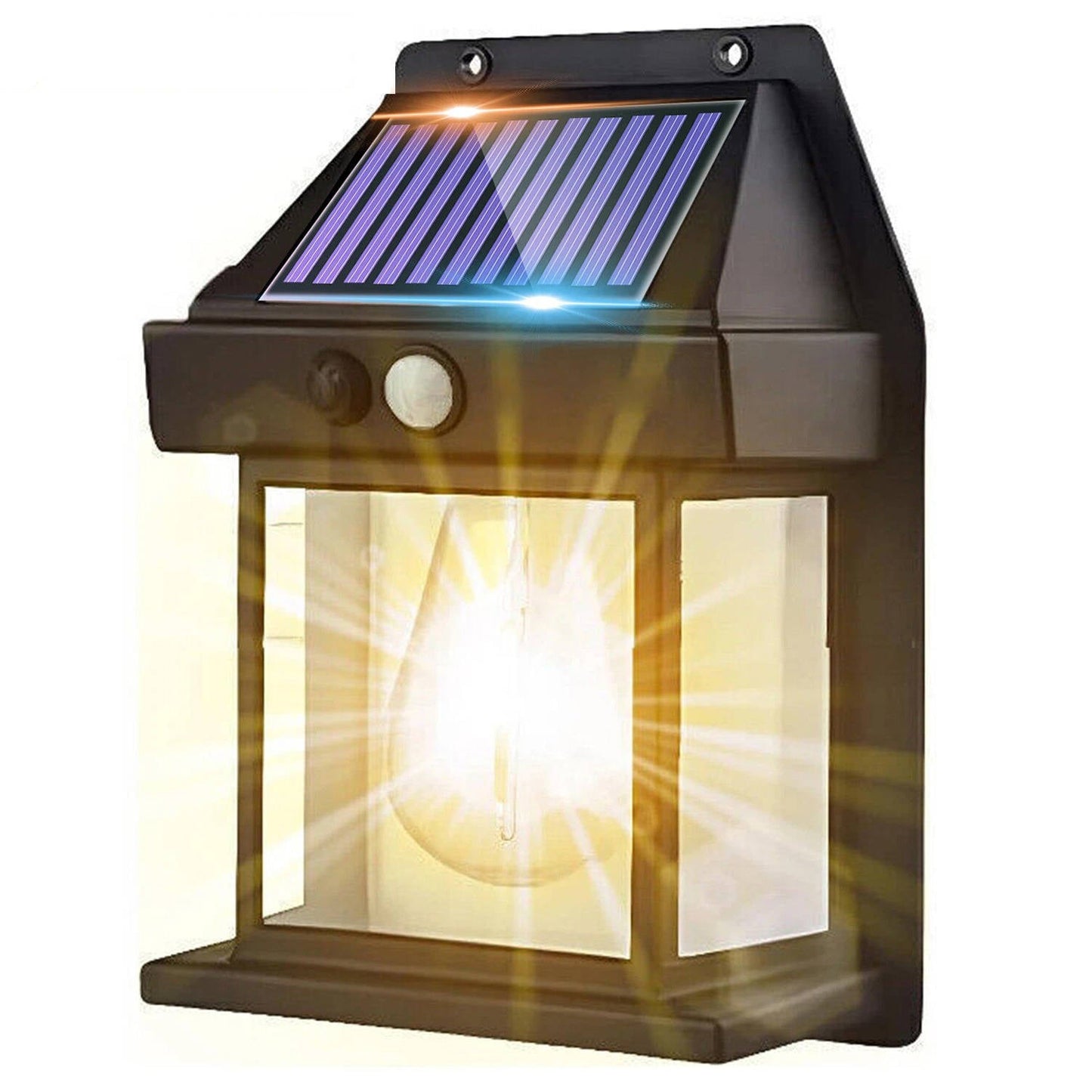 Bright Outdoor Solar Powered Garden Wall Light - Pexav