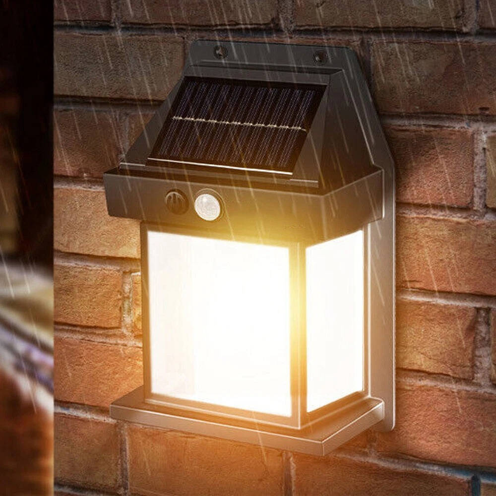 Bright Outdoor Solar Powered Garden Wall Light