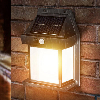 Bright Outdoor Solar Powered Garden Wall Light