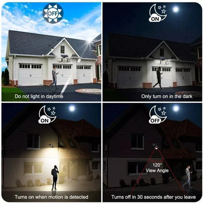 Bright Outdoor Motion Sensor Solar Powered Lights