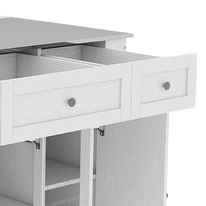 Extra Large Mobile Kitchen Cart with Storage Drawer