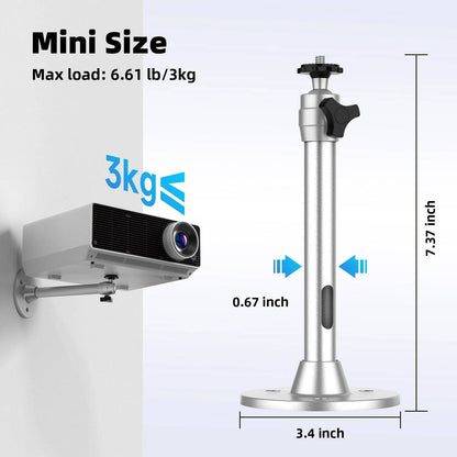 Adjustable Metal Projector Ceiling Bracket