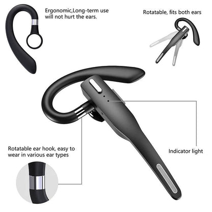 Trucker Handsfree Bluetooth Headset with Mic