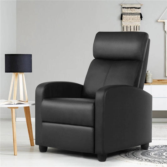 Comfortable Faux Leather Armchair - Pexav