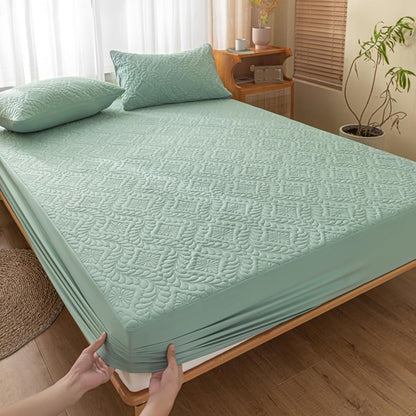 Breathable Fitted Mattress Cover - Protective Bedding with Waterproof Layer - Pexav