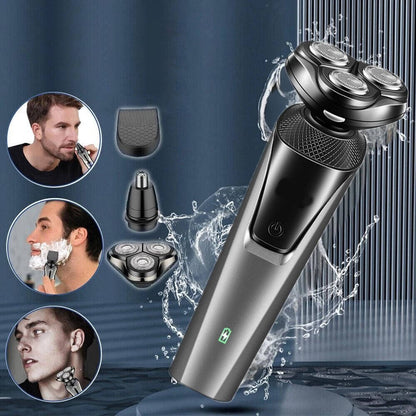 Rechargeable Wet Dry Shaving Kit for Men - Pexav