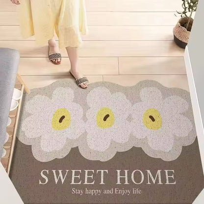 Waterproof Entryway Mat with Rubber Backing - Durable and Slip Resistant - Pexav
