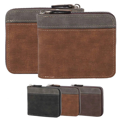 Secure Men's Leather Credit Card Wallet