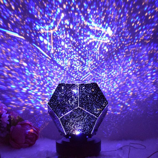 Colorful Star Night Light Projector for Bedroom Relaxation - Pexav