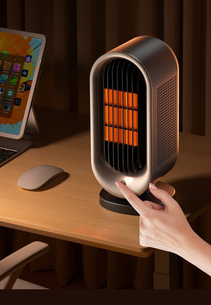 Compact Electric Space Heater with Oscillating Feature