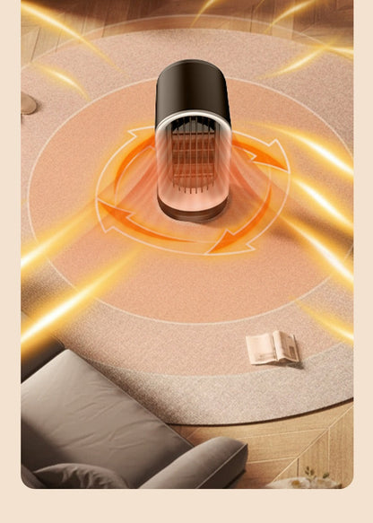 Compact Electric Space Heater with Oscillating Feature