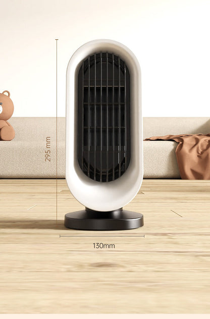 Compact Electric Space Heater with Oscillating Feature