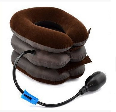 Inflatable Neck Stretcher - NeckLift-Brown-Nora Luxe