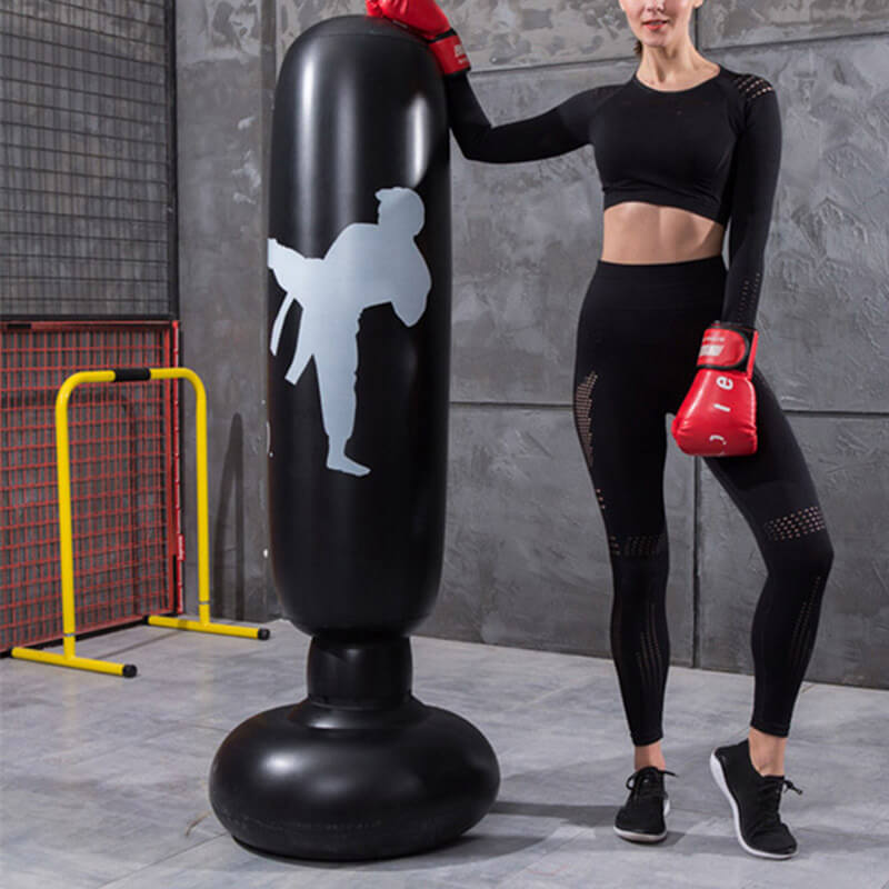 Inflatable Punch Bag - ImpactPro Punch Tower-Black-Nora Luxe