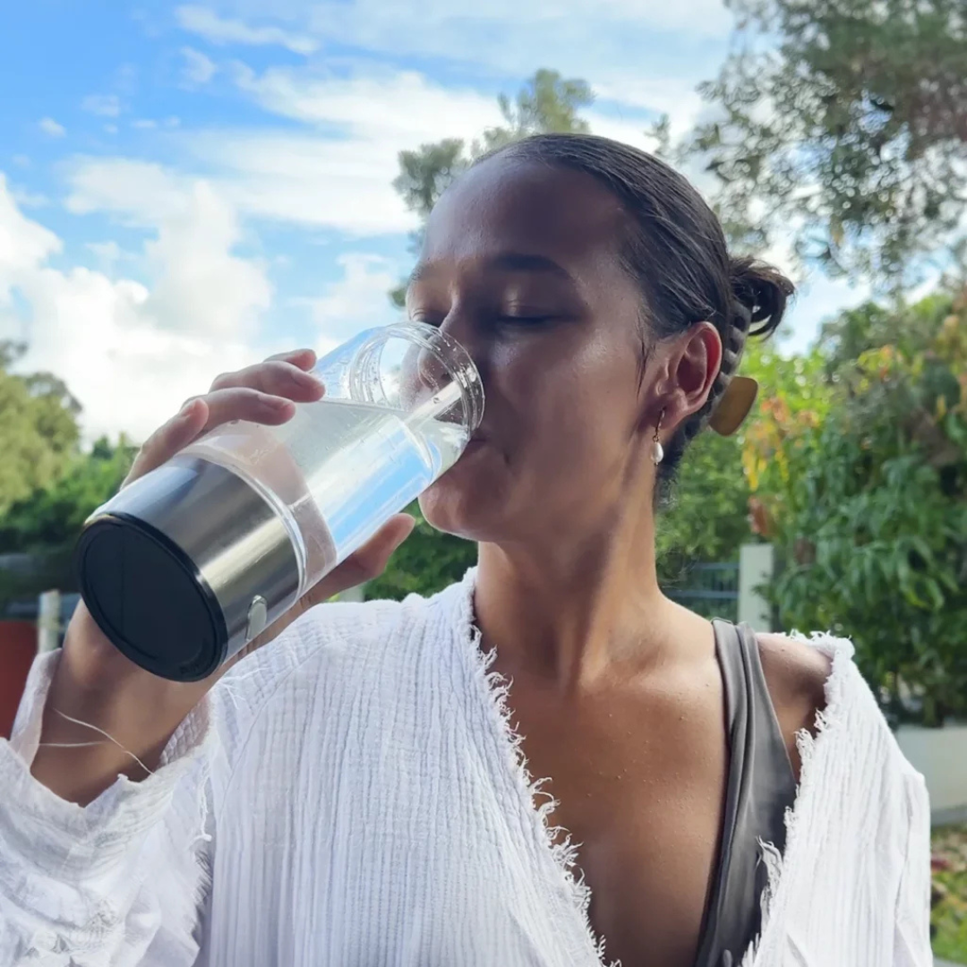 Innovative Hydrogen Water Bottle - HydroPro Generator-Silver-Nora Luxe