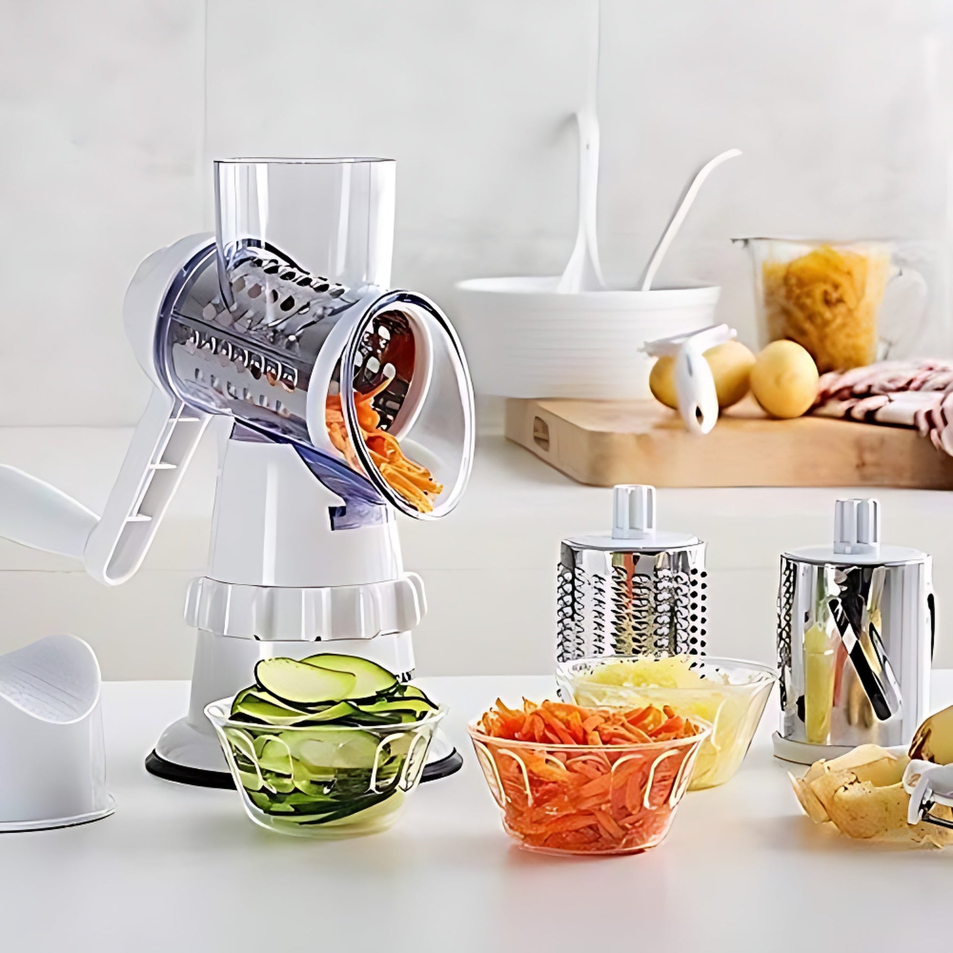 Innovative Vegetable Cutter - Mira-Red-Nora Luxe