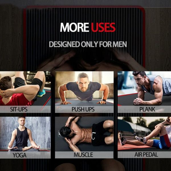 Premium Men's Thick Yoga Mat For Gym And Home Use
