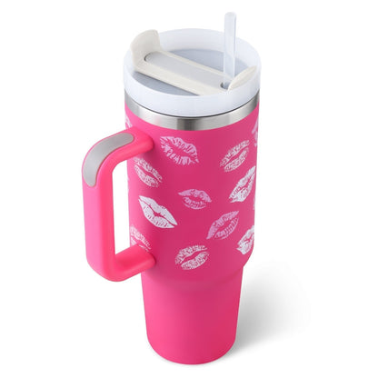 Thermal Travel Mug with Lid and Straw - Pexav