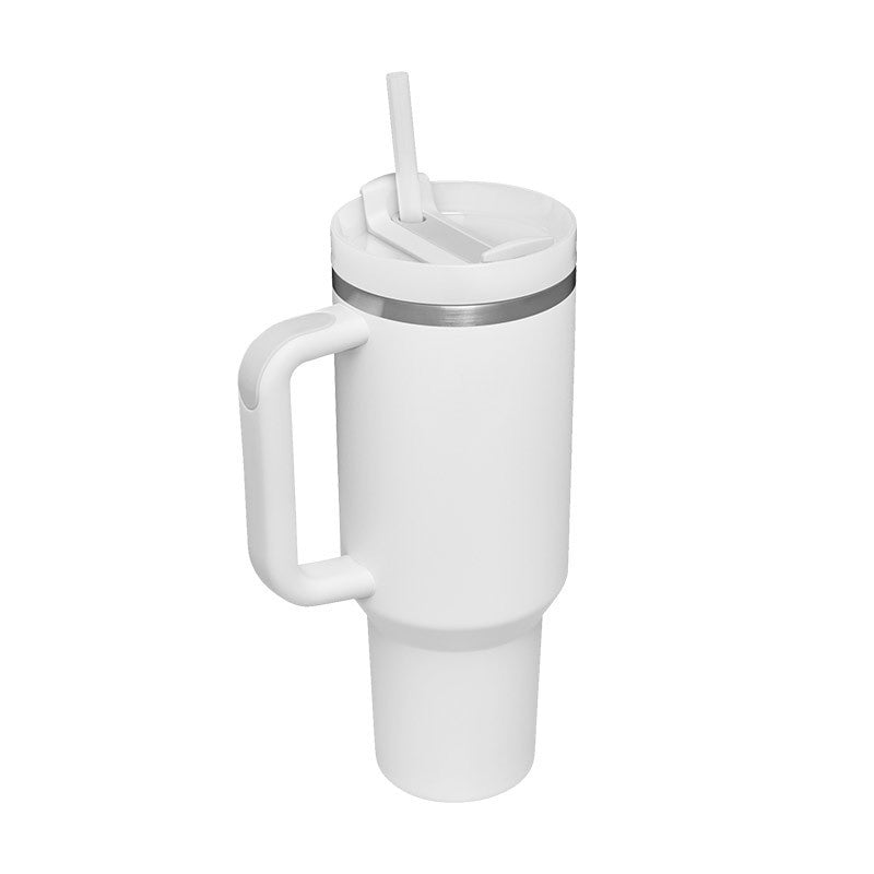 Insulated Mug with Handle and Straw - ChillMate-Sublimation-1200 ML-Nora Luxe