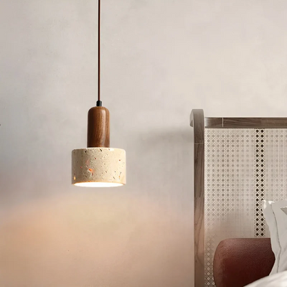 Japanese Design Wabi-Sabi Ceiling Lamp - TranquilGlow-Nora Luxe