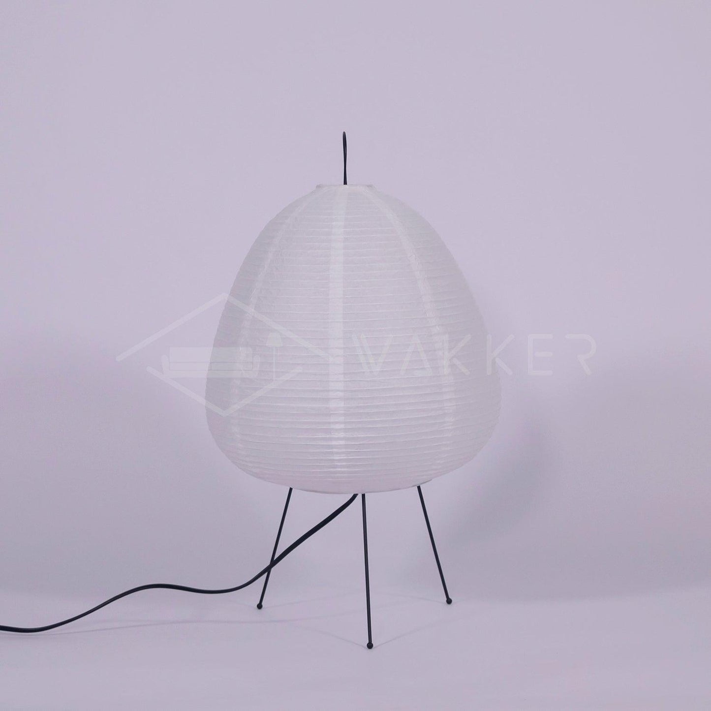 Japanese Paper Table Lamp - Yumi-11.02 inches × 18.50 inches-Nora Luxe