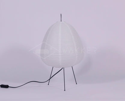 Japanese Paper Table Lamp - Yumi-11.02 inches × 18.50 inches-Nora Luxe