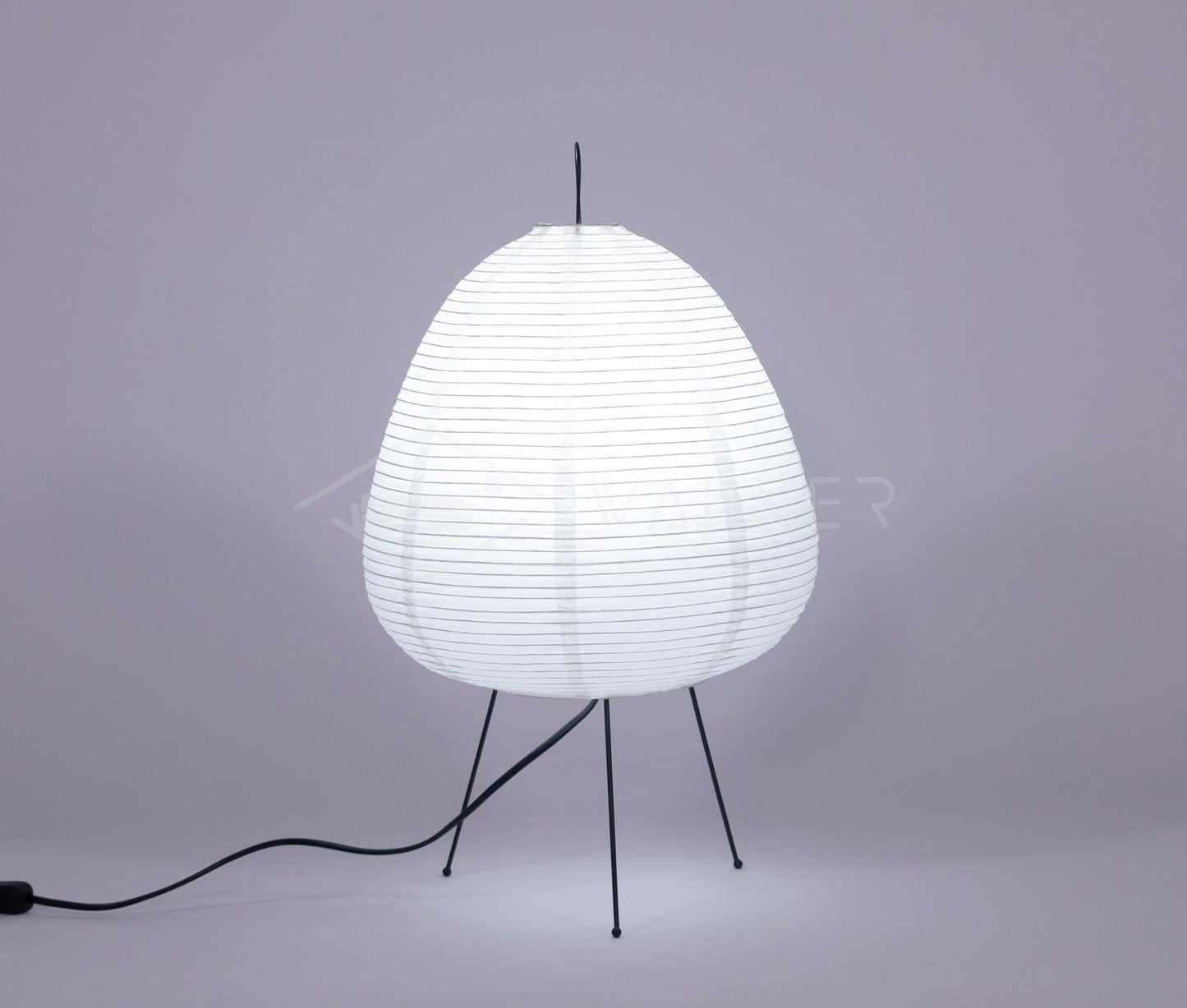 Japanese Paper Table Lamp - Yumi-11.02 inches × 18.50 inches-Nora Luxe
