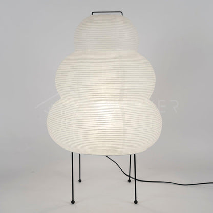 Japanese Paper Table Lamp - Yumi-11.02 inches × 18.50 inches-Nora Luxe