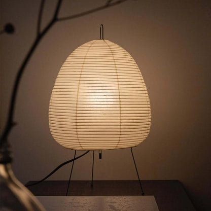 Japanese Paper Table Lamp - Yumi-11.02 inches × 18.50 inches-Nora Luxe