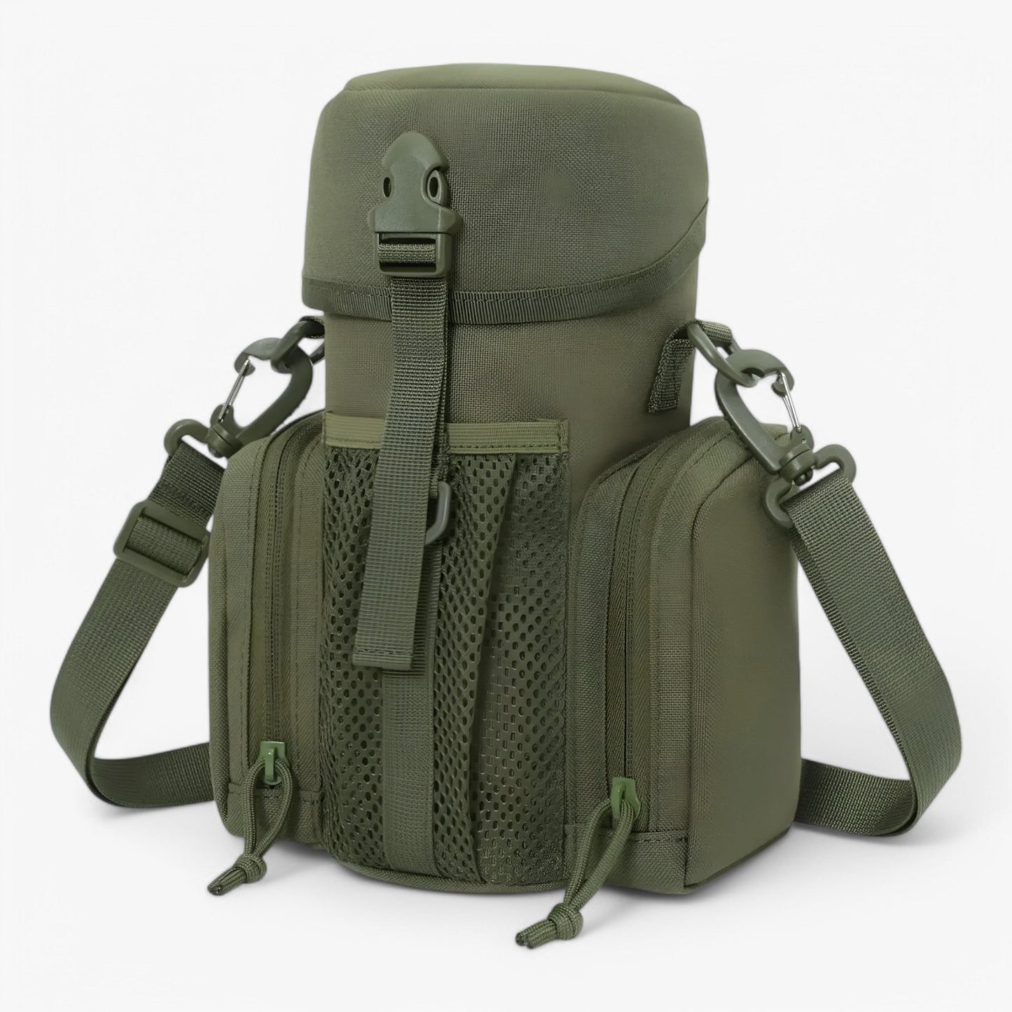 Tough Nylon Water Bottle Backpack with Adjustable Shoulder Strap - Pexav