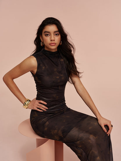Breathable Mesh Tank Summer Dress