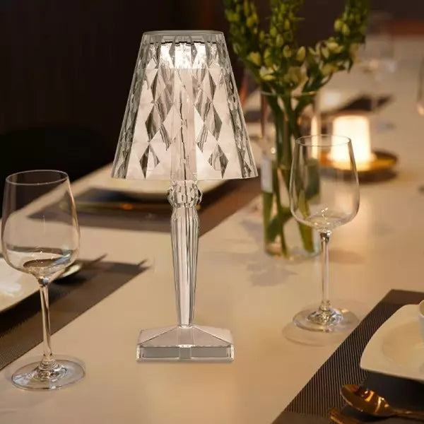 Elegant Glass LED Desk Lamp - Pexav
