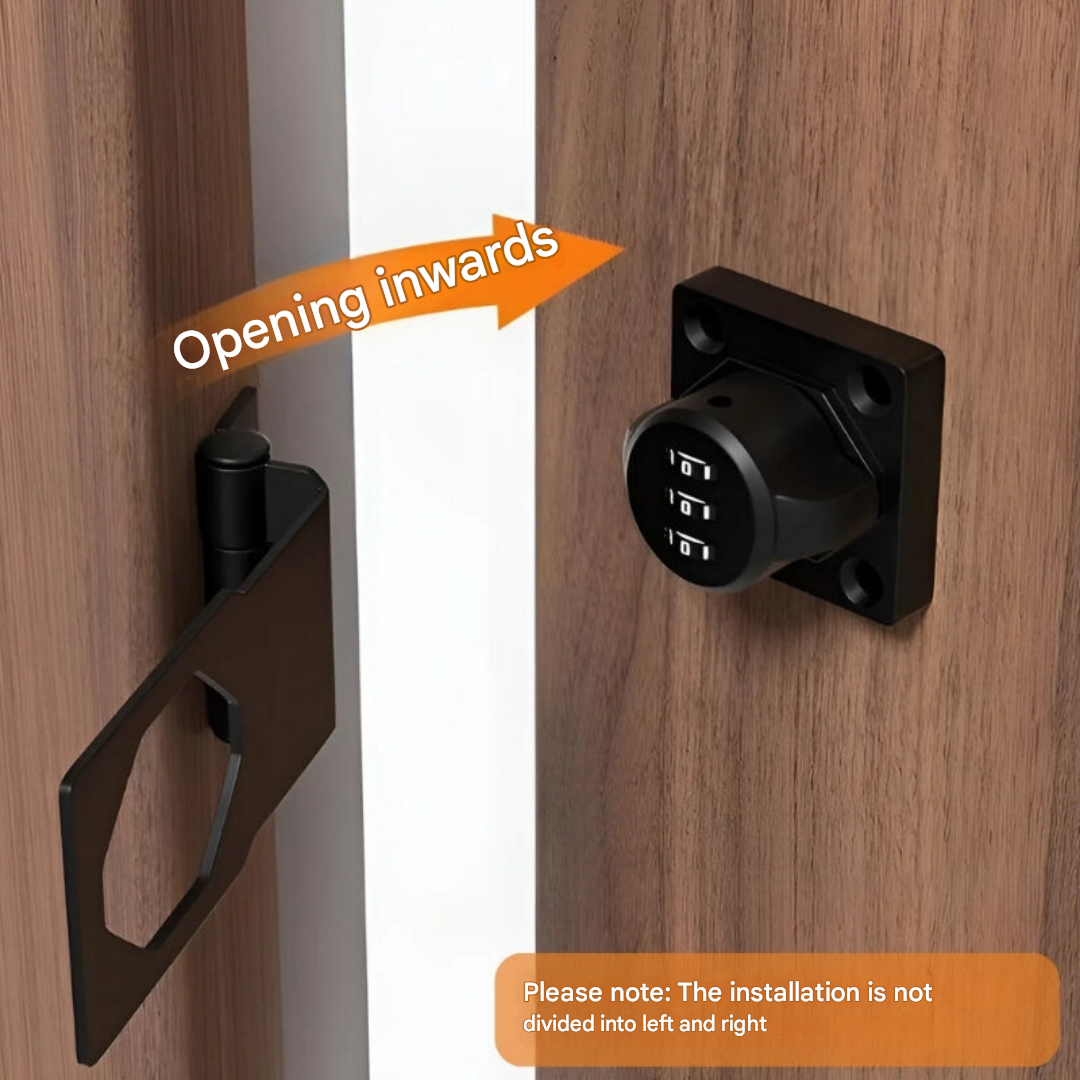 Secure Code Lock Box with Adjustable Combination