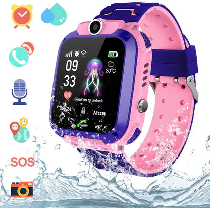 Kids GPS watch with Location and Calling - Luna-Pink-Nora Luxe