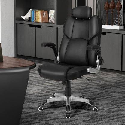Comfortable Reclining Office Chair with Massage & Adjustable Headrest