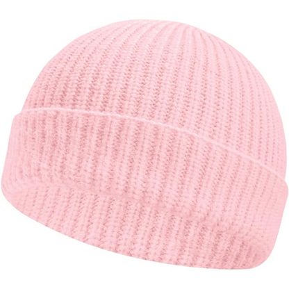 Knitted Winter Beanie - Robin-Pink-Nora Luxe